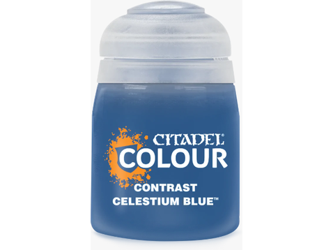Paints and Paint Accessories Citadel Contrast Paint - Celestium Blue - 29-60 - Cardboard Memories Inc.