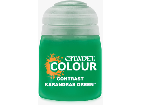Paints and Paint Accessories Citadel Contrast Paint - Karandras Green - 29-50 - Cardboard Memories Inc.