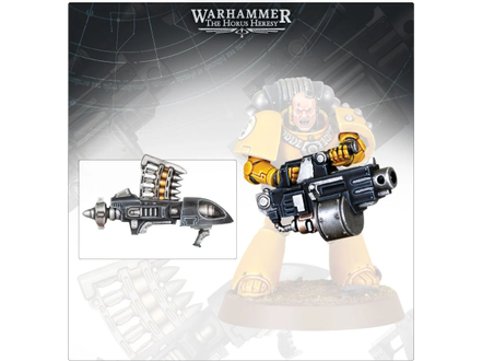 Collectible Miniature Games Games Workshop - Warhammer The Horus Heresy - Legiones Astartes - Heavy Weapons Upgrade Missile Launchers and Heavy Bolters - 31-04 - Cardboard Memories Inc.