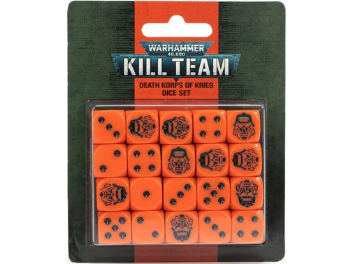 Collectible Miniature Games Games Workshop - Warhammer 40K - Kill Team - Death Korps of Kreig - Dice Set - 102-83 - Cardboard Memories Inc.