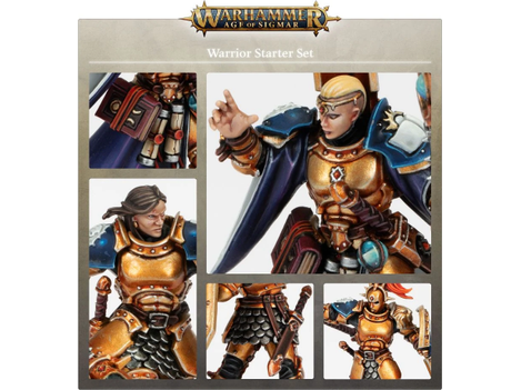 Collectible Miniature Games Games Workshop - Warhammer Age of Sigmar - Warrior Starter Set - 80-15 - Cardboard Memories Inc.