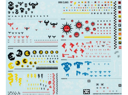 Collectible Miniature Games Games Workshop - Warhammer 40K - Orks - Beast Snagga Boyz - 50-51 - Cardboard Memories Inc.