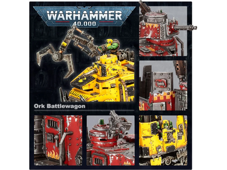 Collectible Miniature Games Games Workshop - Warhammer 40K - Orks - Battlewagon - 50-20 - Cardboard Memories Inc.