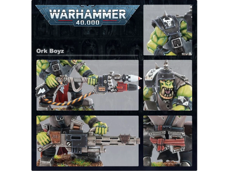 Collectible Miniature Games Games Workshop - Warhammer 40K - Orks - Combat Patrol - 50-43 - Cardboard Memories Inc.
