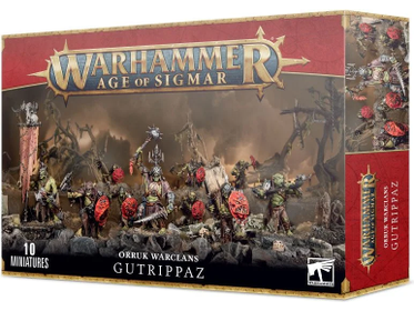 Collectible Miniature Games Games Workshop - Warhammer Age of Sigmar - Orruk Warclans - Gutrippaz - 89-70 - Cardboard Memories Inc.