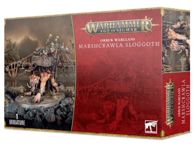 Collectible Miniature Games Games Workshop - Warhammer Age of Sigmar - Orruk Warclans - Marshcrawla Sloggoth - 89-66 - Cardboard Memories Inc.