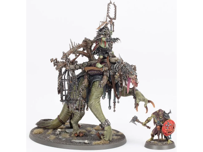 Collectible Miniature Games Games Workshop - Warhammer Age of Sigmar - Orruk Warclans - Swampboss Skumdrekk - 89-69 - Cardboard Memories Inc.