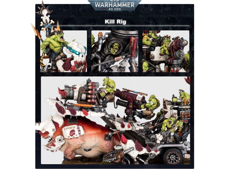 Collectible Miniature Games Games Workshop - Warhammer 40K - Orks - Kill Rig - 50-46 - Cardboard Memories Inc.