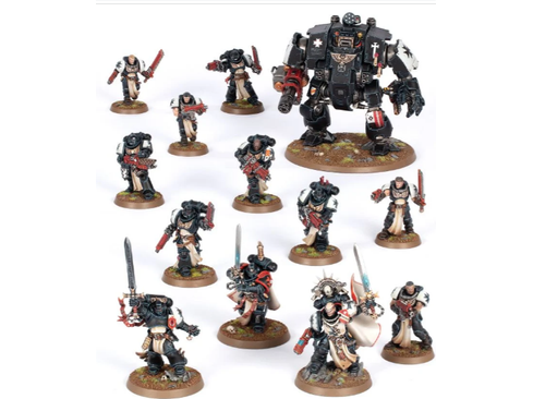 Collectible Miniature Games Games Workshop - Warhammer 40K - Black Templars - Army Set - 55-27 - Cardboard Memories Inc.