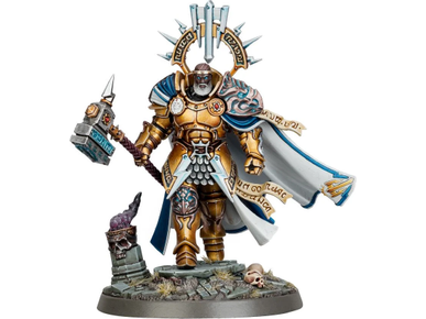 Collectible Miniature Games Games Workshop - Warhammer Age of Sigmar - Stormcast Eternals - Lord Commander Bastian Carthalos - 96-52 - Cardboard Memories Inc.
