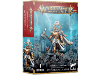 Collectible Miniature Games Games Workshop - Warhammer Age of Sigmar - Stormcast Eternals - Lord Commander Bastian Carthalos - 96-52 - Cardboard Memories Inc.