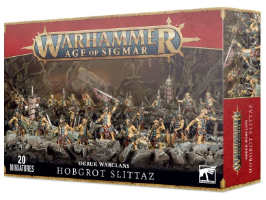 Collectible Miniature Games Games Workshop - Warhammer Age of Sigmar - Orruk Warclans - Hobgrot Slittaz - 89-74 - Cardboard Memories Inc.