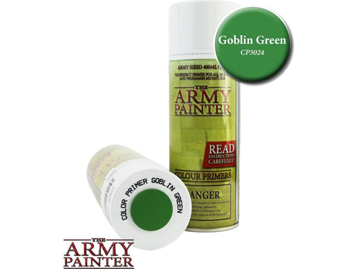 Paints and Paint Accessories Army Painter - Colour Primer - Goblin Green - Paint Spray - Cardboard Memories Inc.