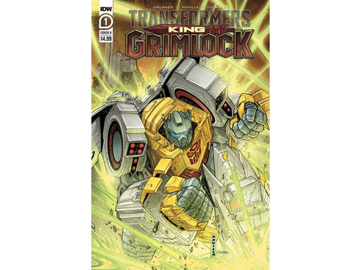 Comic Books IDW Comics - Transformers King Grimlock 001 of 5 - Cover B Padilla (Cond. VF-) - 9993 - Cardboard Memories Inc.