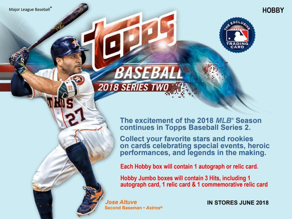 Sports Cards Topps - 2018 - Baseball - Series 2 - Jumbo Box - Cardboard Memories Inc.