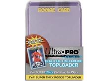 Supplies Ultra Pro - Top Loaders - 3x4 Super Thick Gold Foil Rookie 75pt Pack - Cardboard Memories Inc.