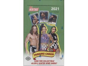 Sports Cards Topps - 2021 - Heritage - WWE Wrestling - Hobby Box - Cardboard Memories Inc.