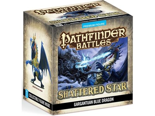 Role Playing Games Paizo - Pathfinder Battles - Shattered Star - Gargantuan Blue Dragon - Cardboard Memories Inc.