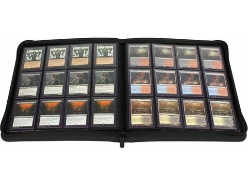 Supplies BCW - Z-Folio 12 Pocket LX Album - Black - Cardboard Memories Inc.