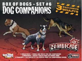 Board Games Cool Mini or Not - Zombicide - Box of Dogs - 6 Dog Companions - Cardboard Memories Inc.