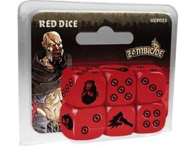 Board Games Cool Mini or Not - Zombicide - Red Dice - Cardboard Memories Inc.