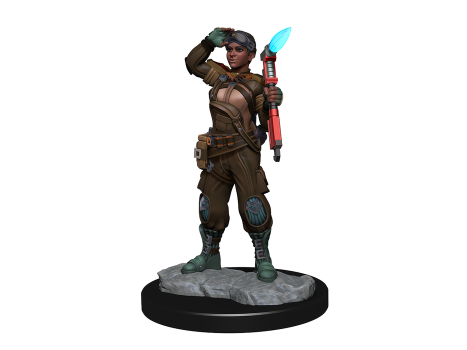 Role Playing Games Wizkids - Starfinder - Unpainted Miniature - Deep Cuts - Human Mechanic - 90333 - Cardboard Memories Inc.