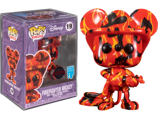 Action Figures and Toys POP! - Movies - Art Series - Disney - Firefighter Mickey Mouse - Cardboard Memories Inc.