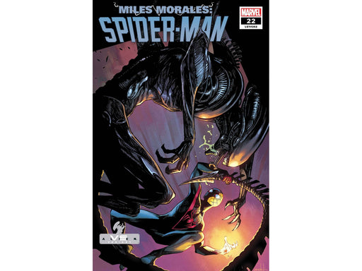 Comic Books Marvel Comics - Miles Morales Spider-Man 022 - Schiti Marvel vs Alien Variant Edition - 5473 - Cardboard Memories Inc.
