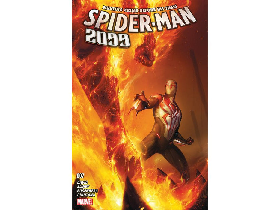 Comic Books Marvel Comics - Spider-Man 2099 (2015 3rd Series) 007 (Cond. VF-) 0008 - Cardboard Memories Inc.