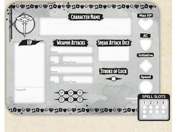 Role Playing Games Wizards of the Coast - Dungeons and Dragons - Rogue - Token Set - Cardboard Memories Inc.