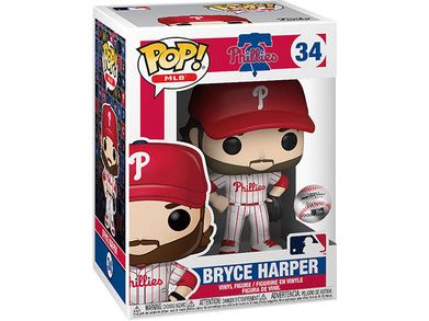 Action Figures and Toys POP! - Sports - MLB - Philadelphia Phillies - Bryce Harper - Cardboard Memories Inc.