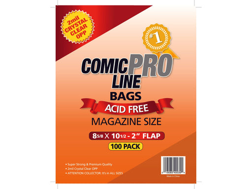 Supplies Coast To Coast - Magazine Bags - Package of 100 - Cardboard Memories Inc.