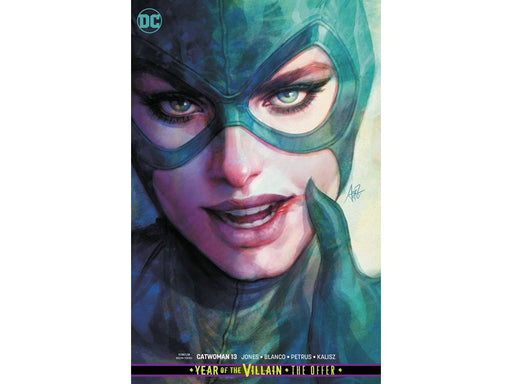 Comic Books DC Comics - Catwoman 013 - Card Stock Year of the Villain Variant - 2070 - Cardboard Memories Inc.
