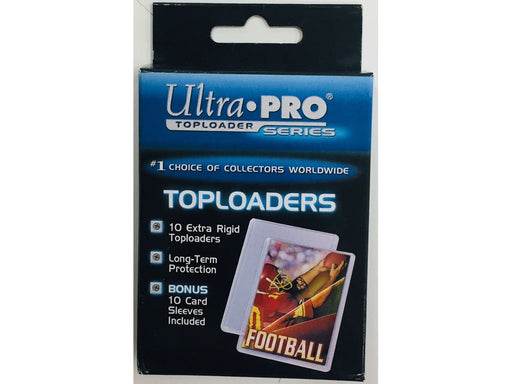 Supplies Ultra Pro - Top Loaders Regular & Sleeves Combo - Package of 10 - Cardboard Memories Inc.
