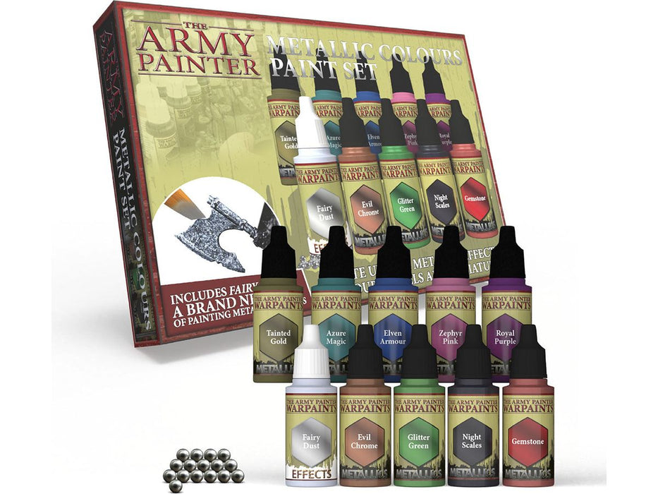 Paints and Paint Accessories Army Painter - Metallic Colours - Paint Set - Cardboard Memories Inc.