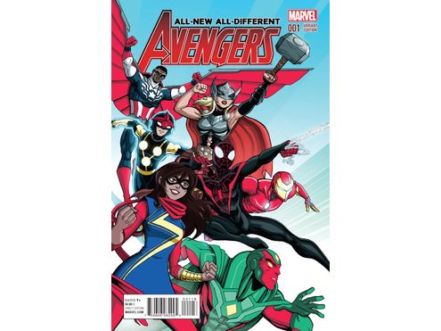 Comic Books Marvel Comics - All-New All-Different Avengers 01 - Vecchio Variant Cover - 2783 - Cardboard Memories Inc.