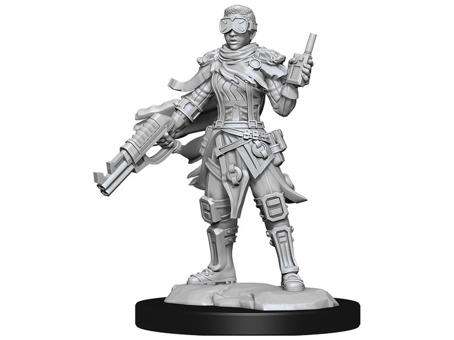 Role Playing Games Wizkids - Starfinder - Unpainted Miniature - Deep Cuts - Human Mechanic - 90333 - Cardboard Memories Inc.