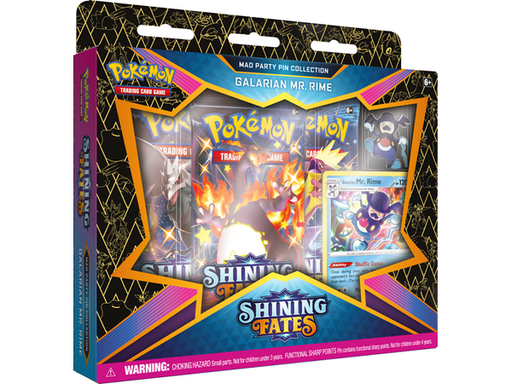 Trading Card Games Pokemon - Shining Fates - Mad Party Pin Collection - Galarian Mr. Rime - Cardboard Memories Inc.