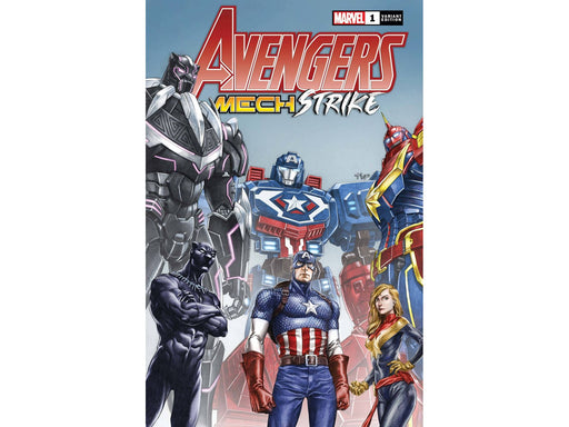 Comic Books Marvel Comics - Avengers Mech Strike 001 of 5 - SU Variant Edition (Cond. VF-) - 5153 - Cardboard Memories Inc.