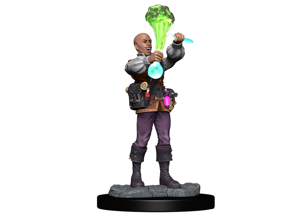 Role Playing Games Paizo - Pathfinder - Unpainted Miniatures - Deep Cuts - Human Alchemist Female - 90329 - Cardboard Memories Inc.