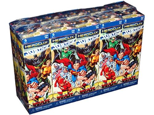 Collectible Miniature Games Wizkids - DC - HeroClix - Justice League - Booster Brick - Cardboard Memories Inc.
