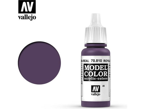 Paints and Paint Accessories Acrylicos Vallejo - Royal Purple - 70 810 - Cardboard Memories Inc.