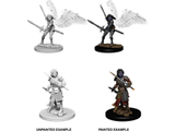 Role Playing Games Wizkids - Dungeons and Dragons - Unpainted Miniature - Nolzurs Marvellous Miniatures - Aasimar Female Paladin - 73343 - Cardboard Memories Inc.
