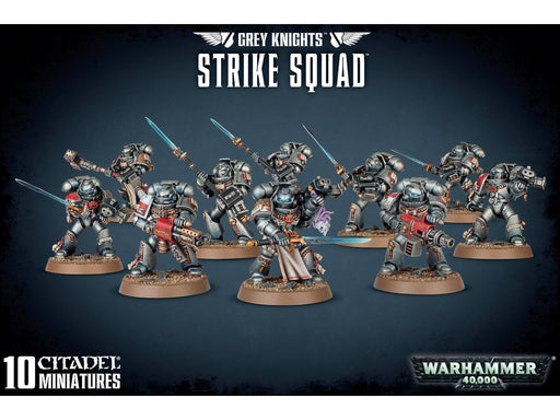 Collectible Miniature Games Games Workshop - Warhammer 40K - Grey Knights - Strike Squad - 57-08 - OLD BOX DISCONTINUED - Cardboard Memories Inc.