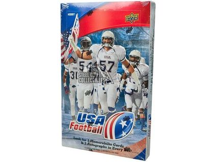Sports Cards Upper Deck - 2013 - USA Football - Hobby Box - Cardboard Memories Inc.