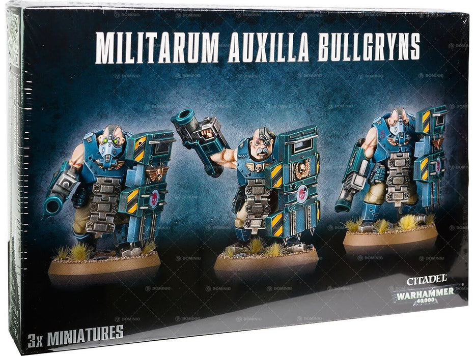 Collectible Miniature Games Games Workshop - Warhammer 40K - Astra Militarum - Bullgryns - 47-14 - Cardboard Memories Inc.