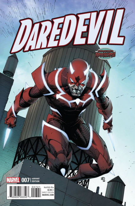Comic Books Marvel Comics - Daredevil (2016 5th Series) 007 - Age of Apocalypse Variant Edition (Cond. FN) - 1543 - Cardboard Memories Inc.