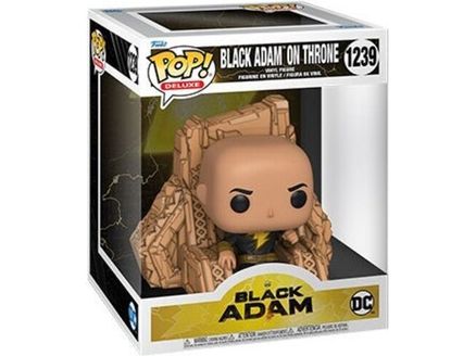 Action Figures and Toys POP! -  Movies - Black Adam - Black Adam on Throne - Deluxe - Cardboard Memories Inc.