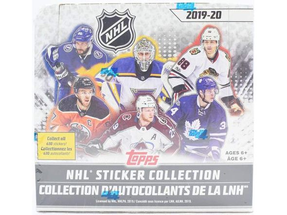 Sports Cards Topps - 2019-20 - Hockey - Sticker Box - Cardboard Memories Inc.