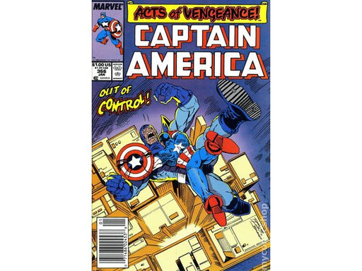 Comic Books Marvel Comics - Captain America (1968 1st Series) (Cond. VF-) 366 - 7265 - Cardboard Memories Inc.